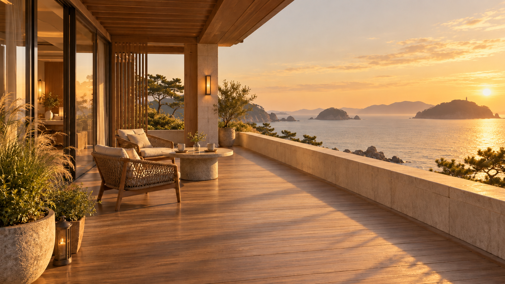 호텔 여백의 대표 공간